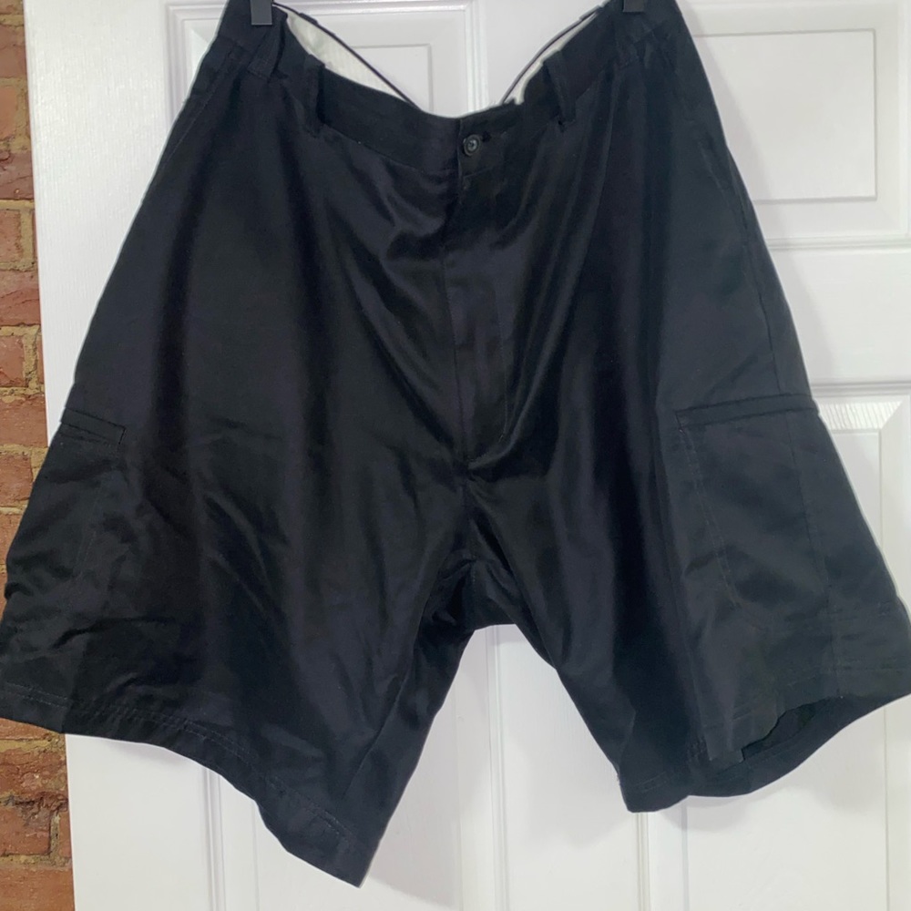 Mens Top Flite Black Golf Shorts Size 42 Cargo Style NWOT